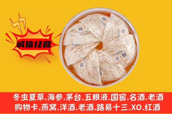 温州永嘉县回收燕窝